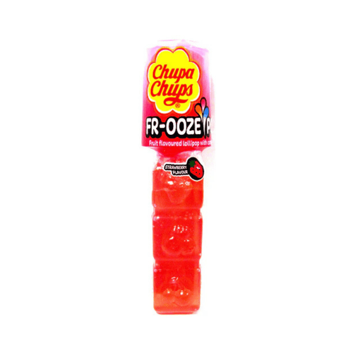 Bombón con Liquido sabor fresa (chupa chups) - Rainbow Bunny