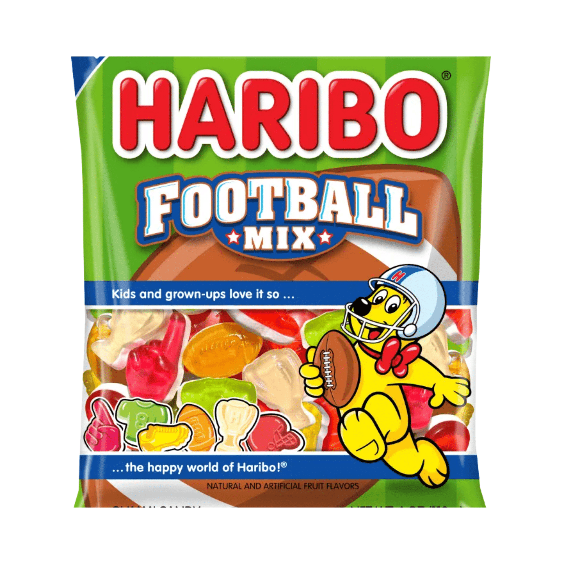 haribo football mix (gomas) - Rainbow Bunny